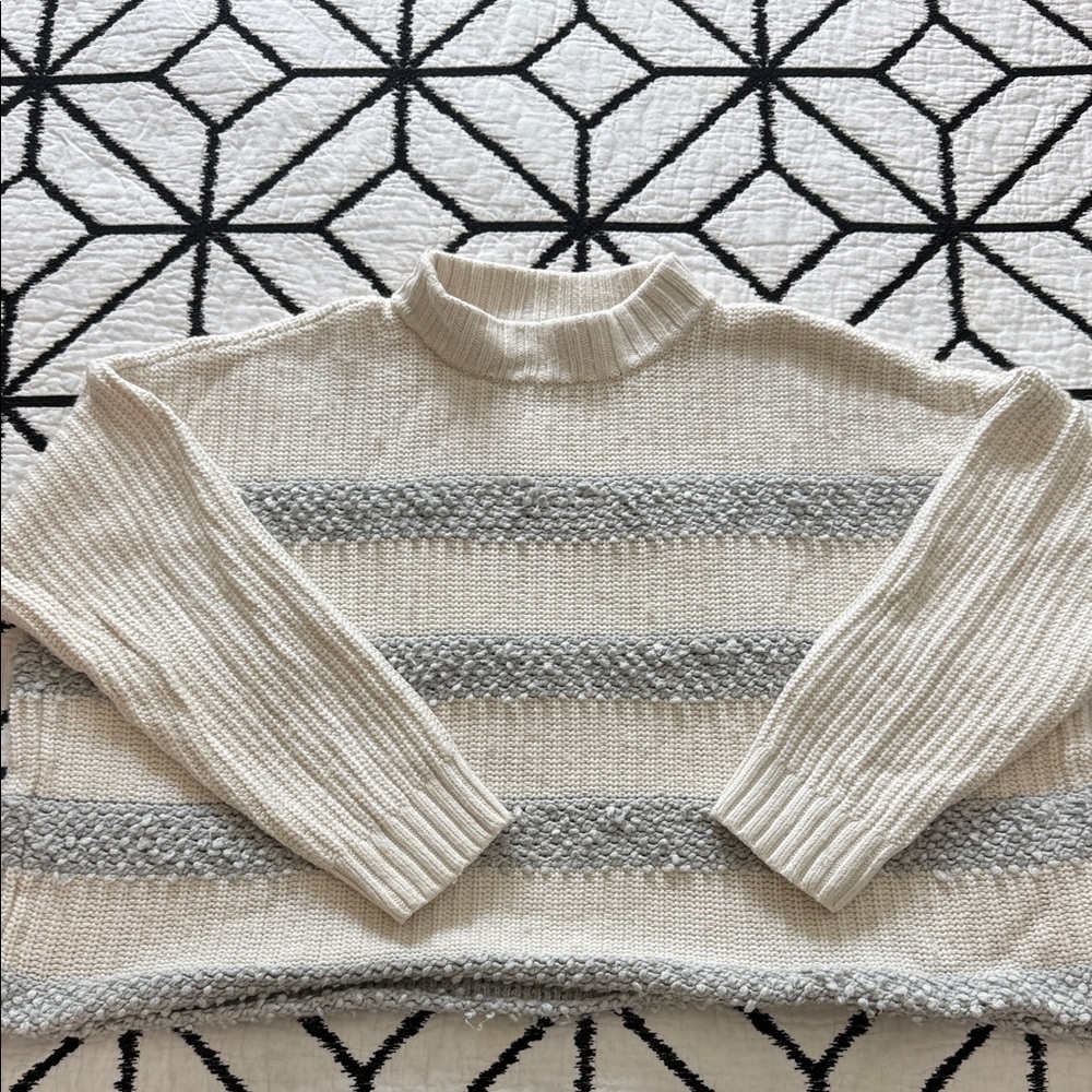 Lou & Grey Oversived Crop Sweater